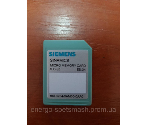 6SL3 254-0AM00-0AA0 SIEMENS Карта пам'яті Sinamics, б/в