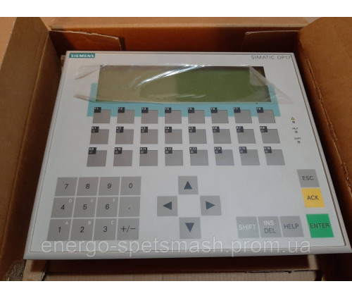 Панель оператора Siemens Simatic 6AV3 617-1JC20-0AX0 OP17/DP