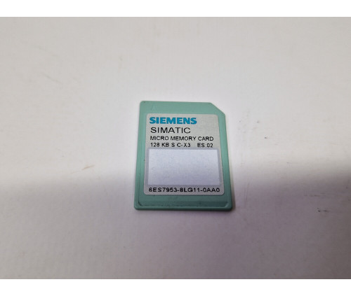 Карта пам'яті  Siemens  6ES7 953-8LG11-0AA0, 128kВ,  б/в