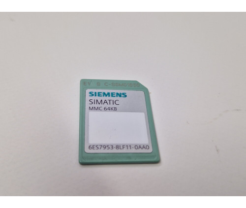 6ES7953-8LF11-0AA0, 64 KB SIEMENS Карта пам'яті, б/в