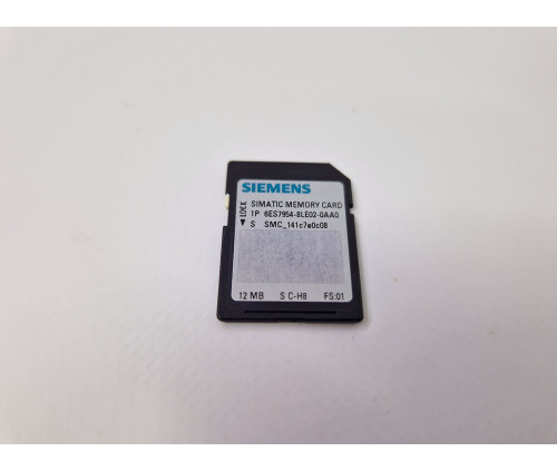 Карта пам’яті SIEMENS SIMATIC Memory Card 12MB 6ES7954-8LE02-0AA0, б/в